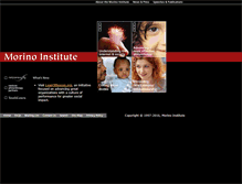 Tablet Screenshot of morino.org